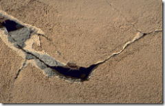 stucco crack in tucson home