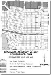 broadmoor neighborhood plan and plat map