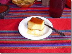 flan at las cazuelitas in tucson