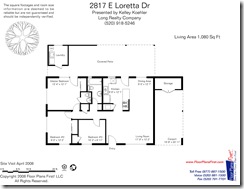 floorplan of 2817 E Loretta Dr, Tucson, AZ