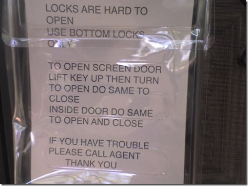 showing instructions