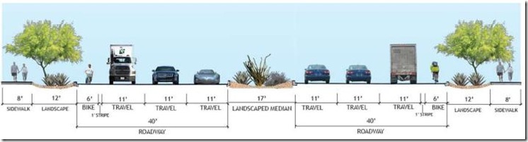 grant road widening project roadway design