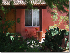 patio at a home in tucson