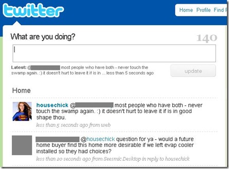 housechick answers stuff on twitter