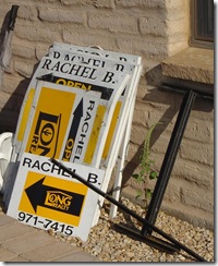open house signs