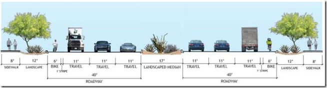 grant road widening project roadway design