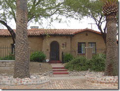 adobe home in sam hughes, tucson, az